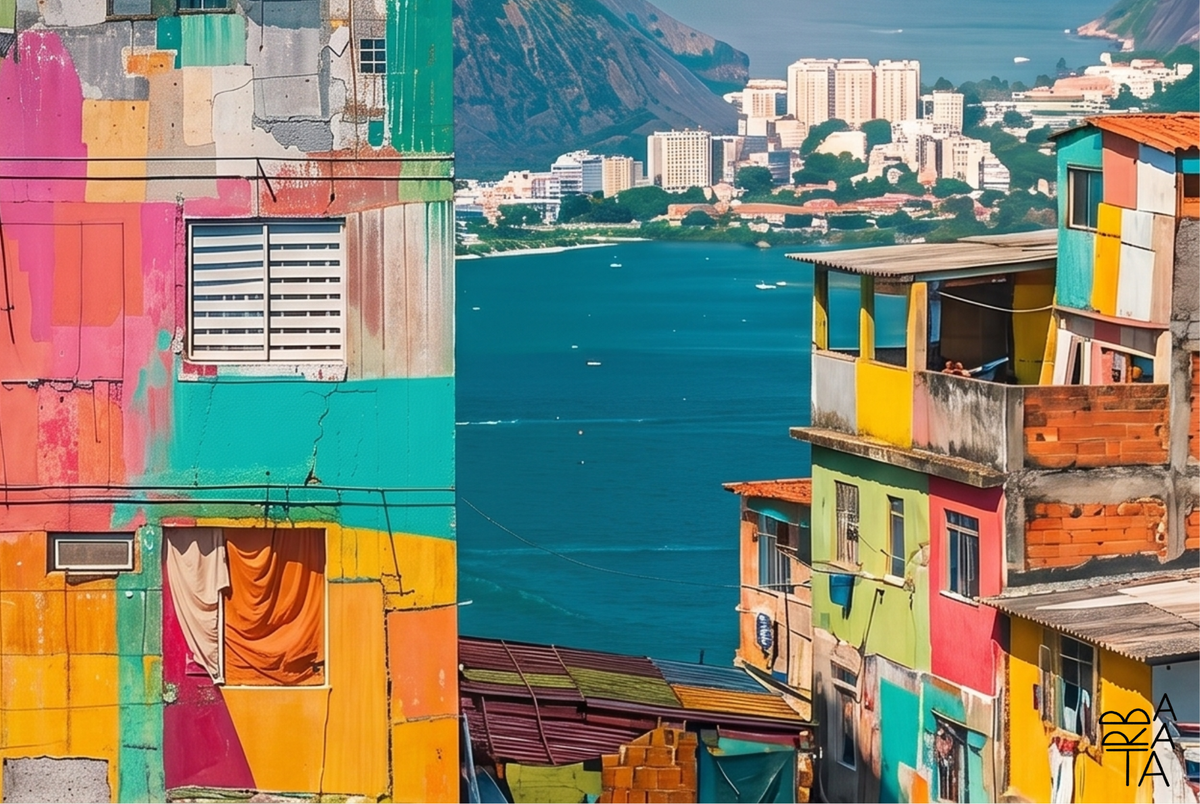 Favela Geometry fine art print by Fernando Barata
