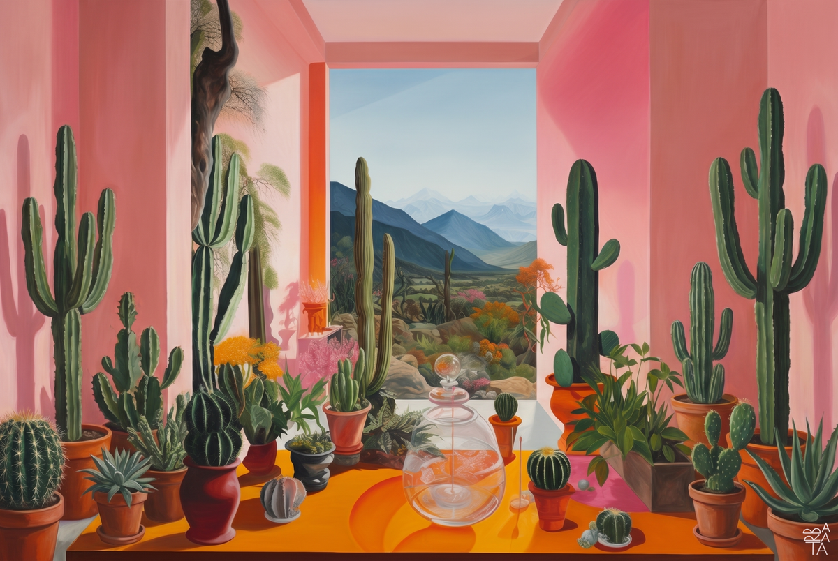 Cactus Light fine art print by Fernando Barata