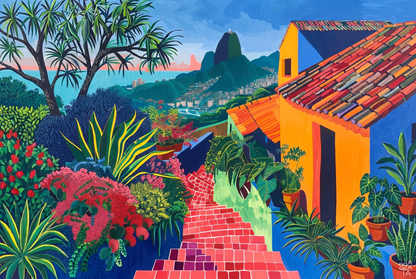 Stairs to Rio fine art print by Fernando Barata