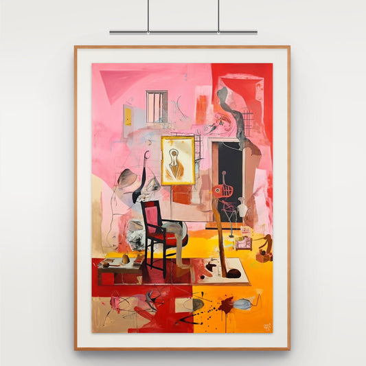 The artist studio collector edition displayed in contemporary interior