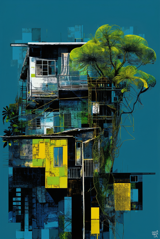 Vertical Favela unique collector edition by Fernando Barata